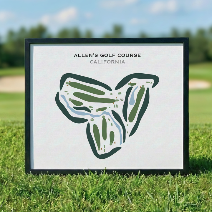 Allen's Golf Course, California - Printed Golf Courses