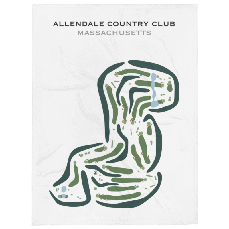 Allendale Country Club, Massachusetts - Printed Golf Courses