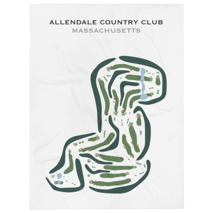 Allendale Country Club, Massachusetts - Printed Golf Courses