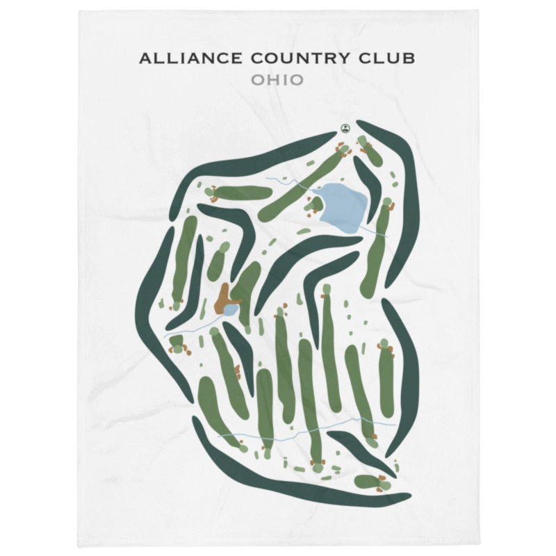 Alliance Country Club, Ohio - Printed Golf Courses