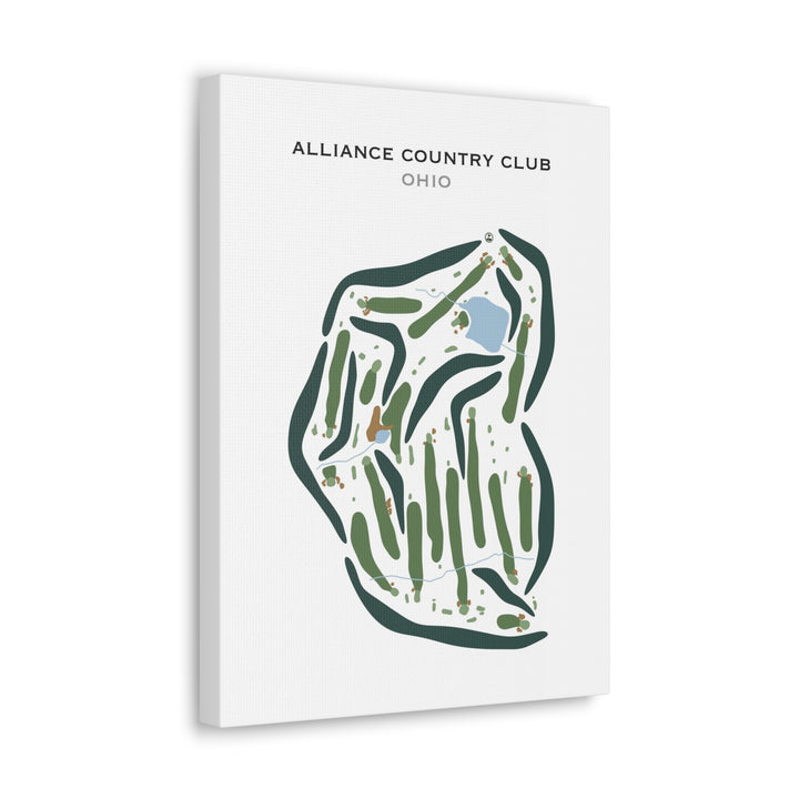 Alliance Country Club, Ohio - Printed Golf Courses