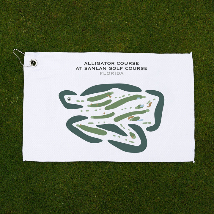 Alligator Course at Sanlan Golf Course, Florida - Printed Golf Courses