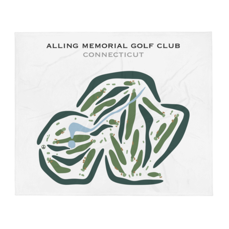 Alling Memorial Golf Club, Connecticut - Printed Golf Courses