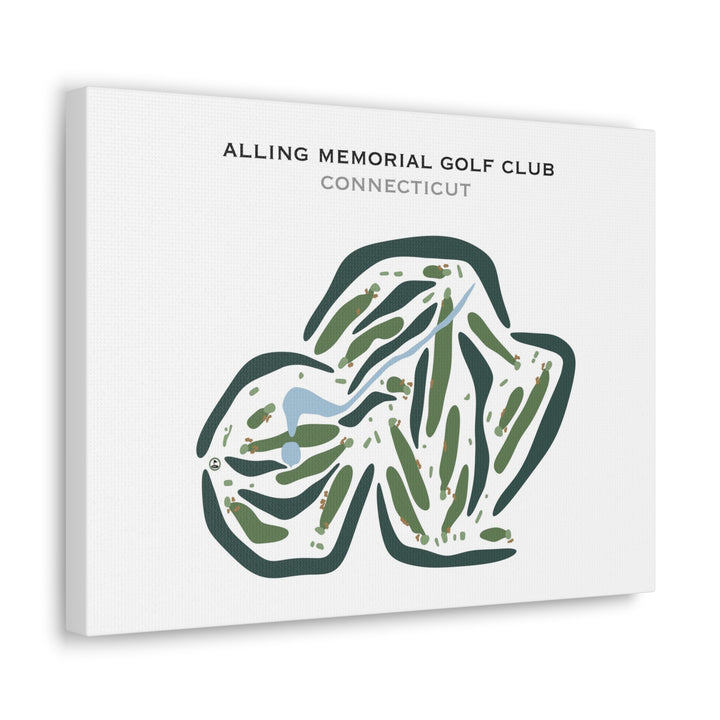 Alling Memorial Golf Club, Connecticut - Printed Golf Courses