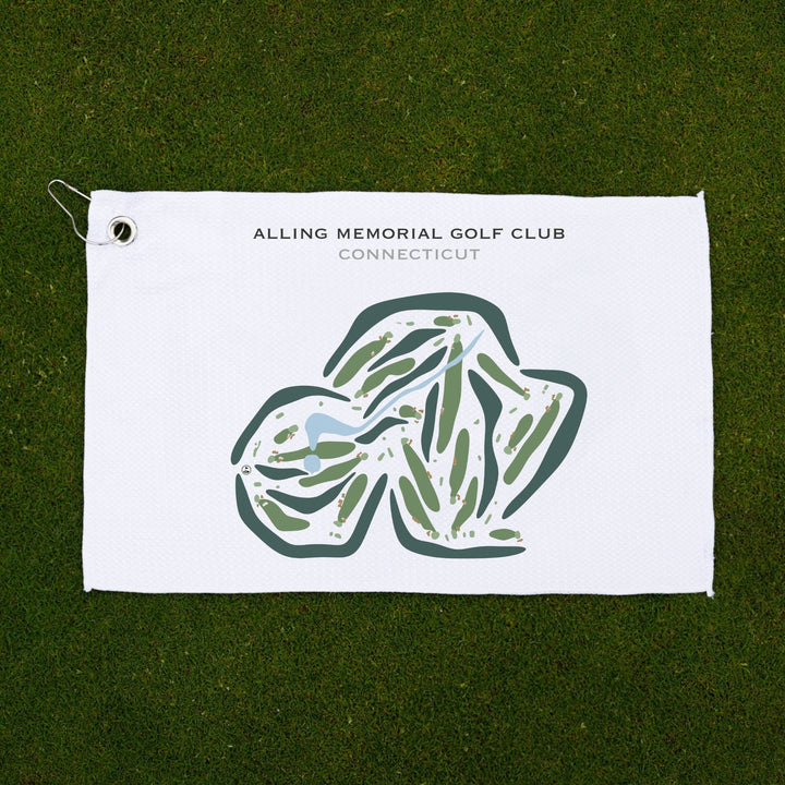 Alling Memorial Golf Club, Connecticut - Printed Golf Courses