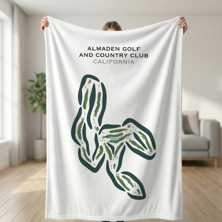 Almaden Golf & Country Club, California - Printed Golf Course