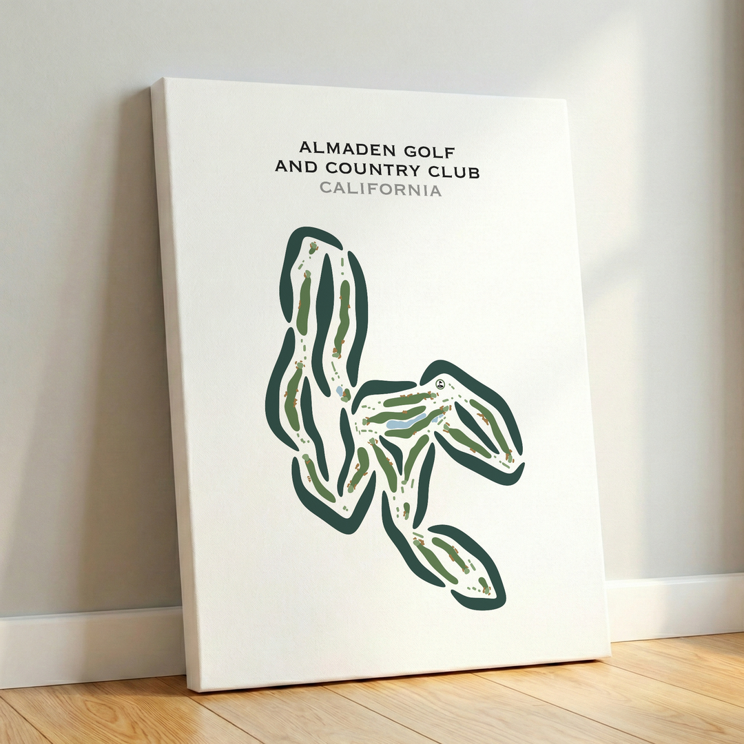 Almaden Golf & Country Club, California - Printed Golf Course