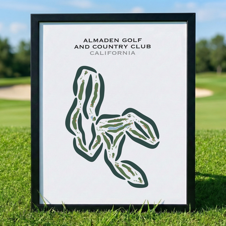 Almaden Golf & Country Club, California - Printed Golf Course