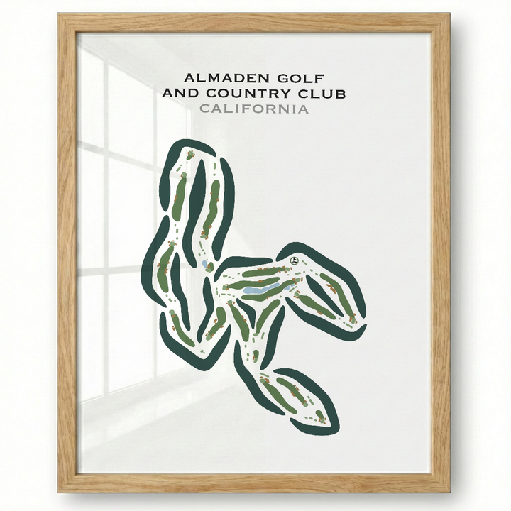 Almaden Golf & Country Club, California - Printed Golf Course