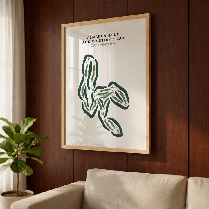 Almaden Golf & Country Club, California - Printed Golf Course