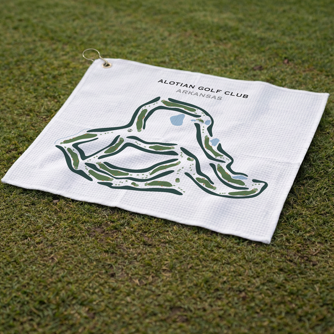 Alotian Golf Club, Arkansas - Printed Golf Course