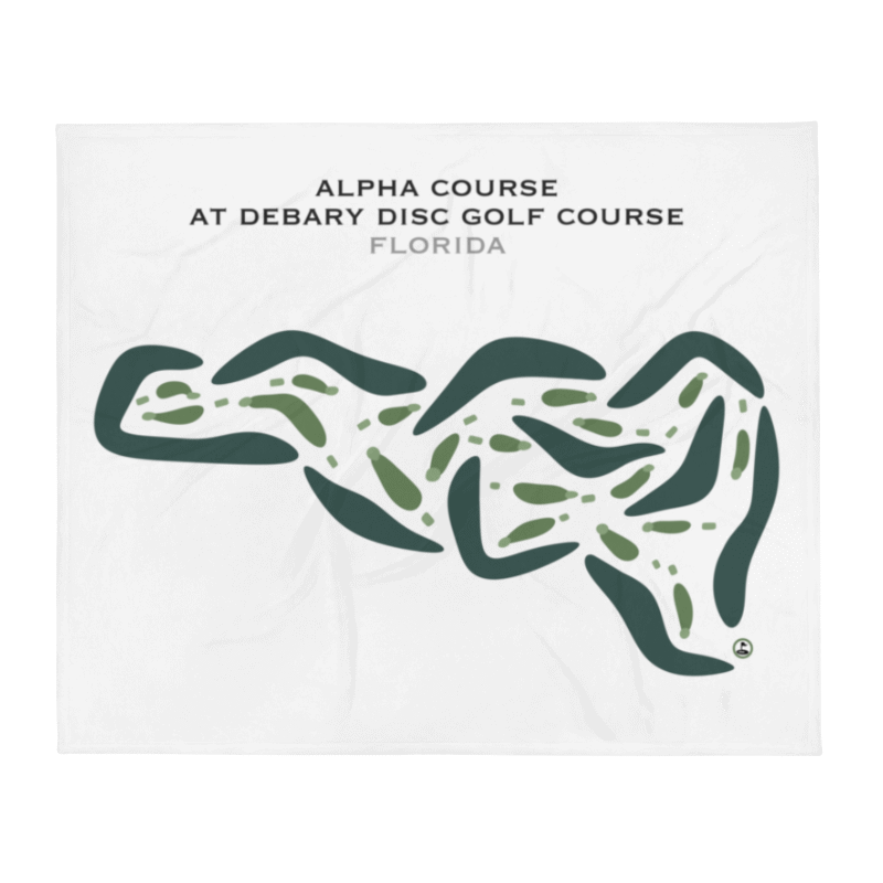 Alpha Course at Debary Disc Golf Course, Florida - Printed Golf Courses