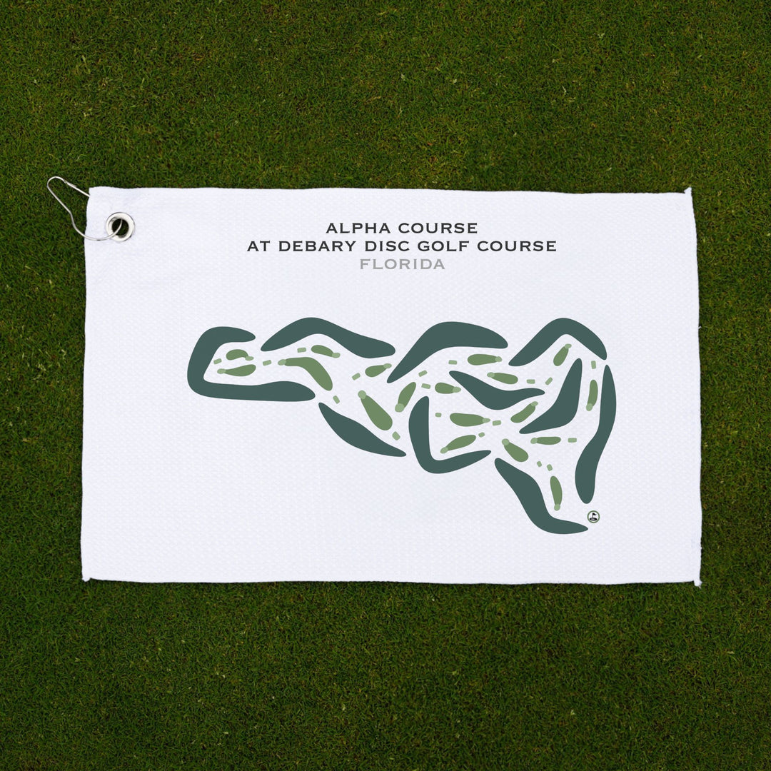 Alpha Course at Debary Disc Golf Course, Florida - Printed Golf Courses