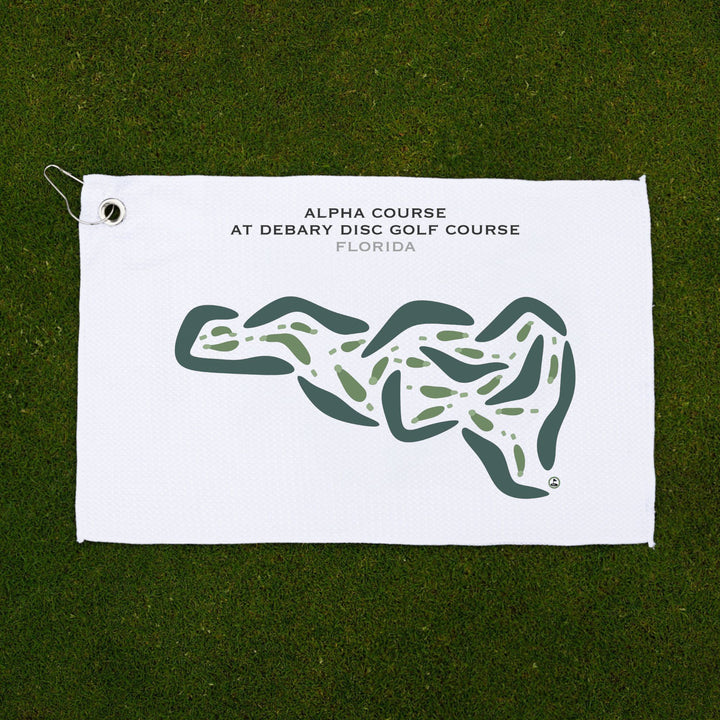 Alpha Course at Debary Disc Golf Course, Florida - Printed Golf Courses