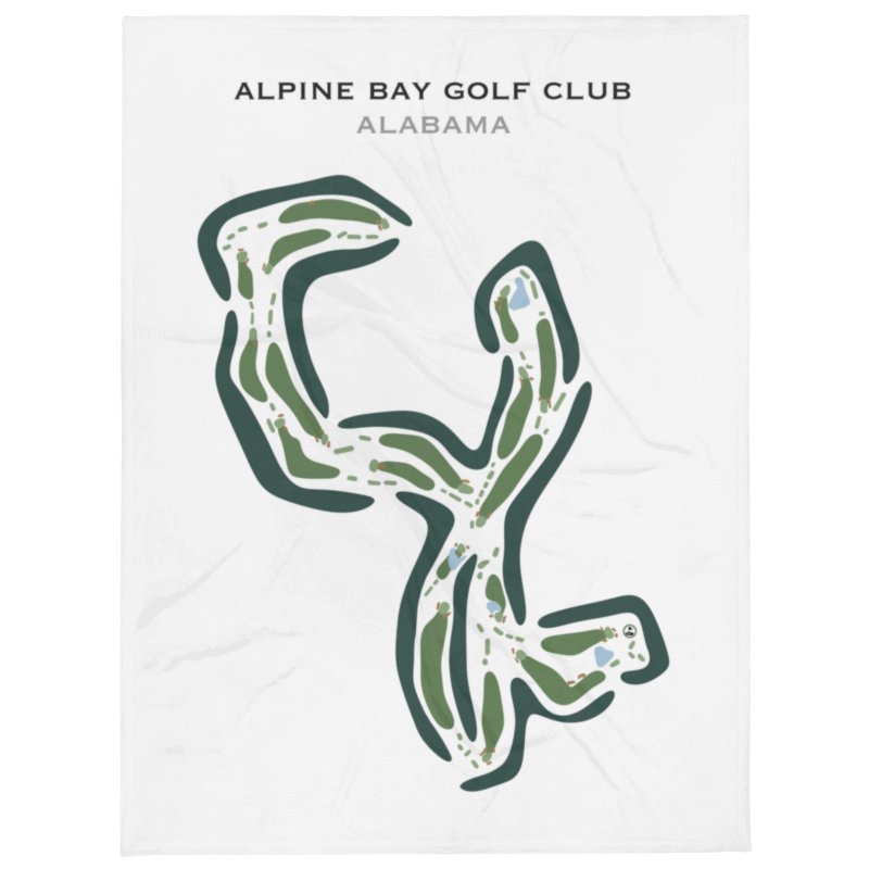 Alpine Bay Golf Club, Alabama - Printed Golf Course