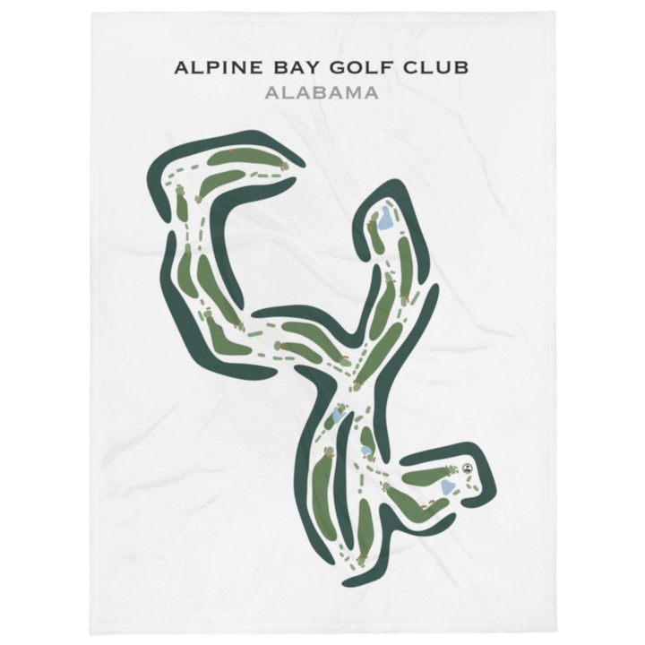 Alpine Bay Golf Club, Alabama - Printed Golf Course