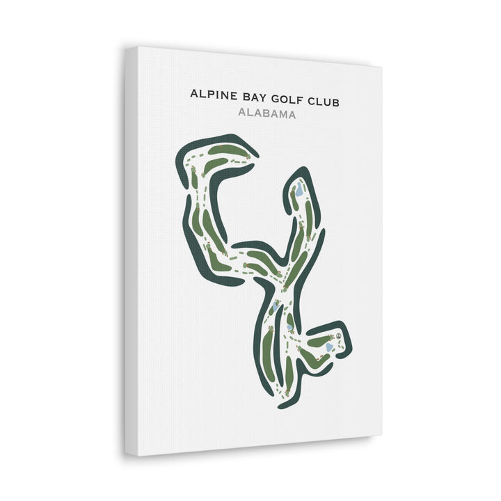 Alpine Bay Golf Club, Alabama - Printed Golf Course