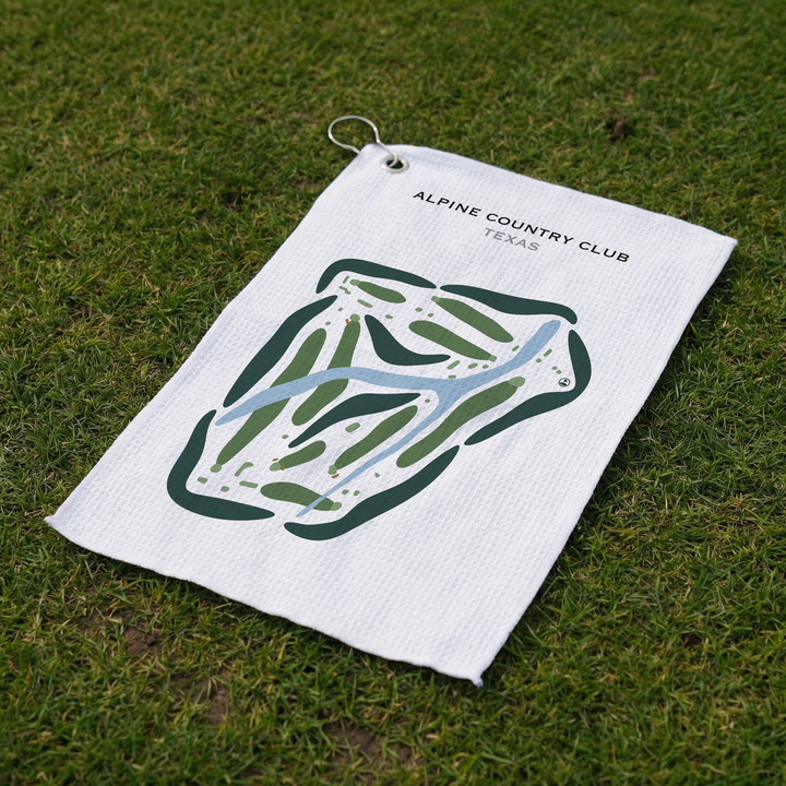 Alpine Country Club, Texas - Printed Golf Courses