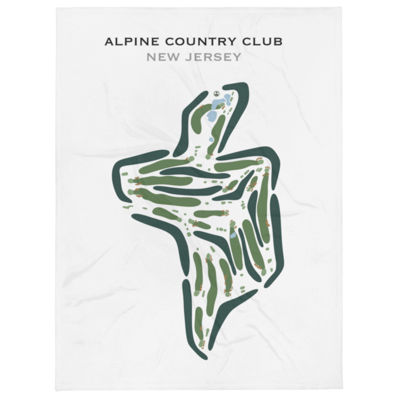 Alpine Country Club, New Jersey - Printed Golf Courses