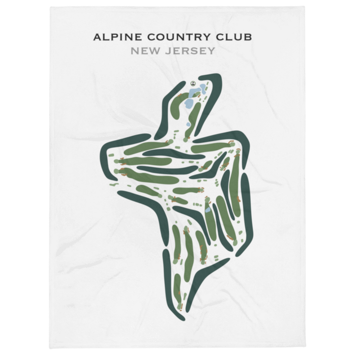 Alpine Country Club, New Jersey - Printed Golf Courses