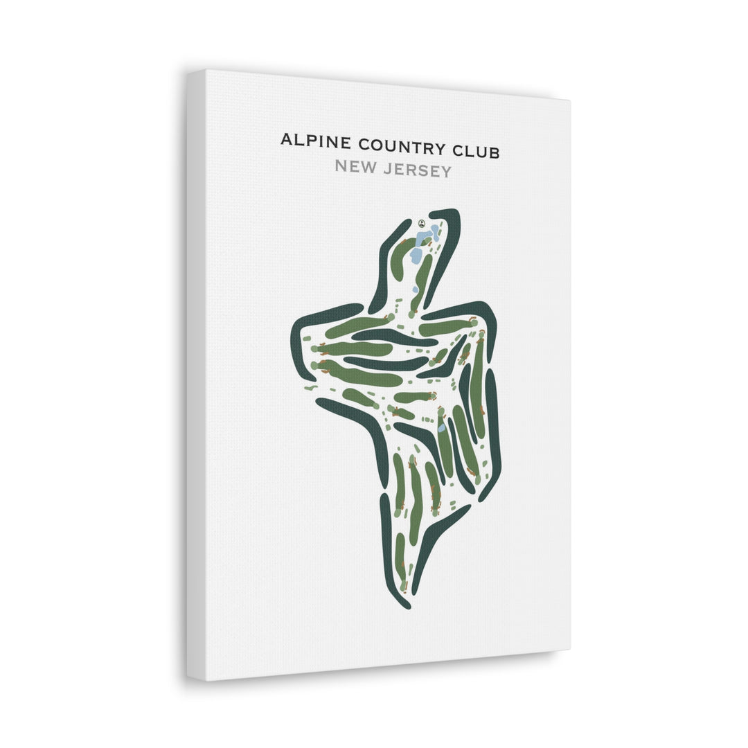 Alpine Country Club, New Jersey - Printed Golf Courses