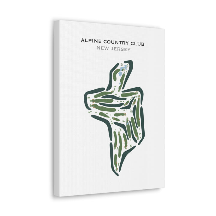 Alpine Country Club, New Jersey - Printed Golf Courses