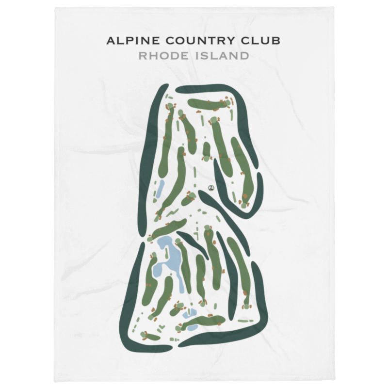 Alpine Country Club, Rhode Island - Printed Golf Courses