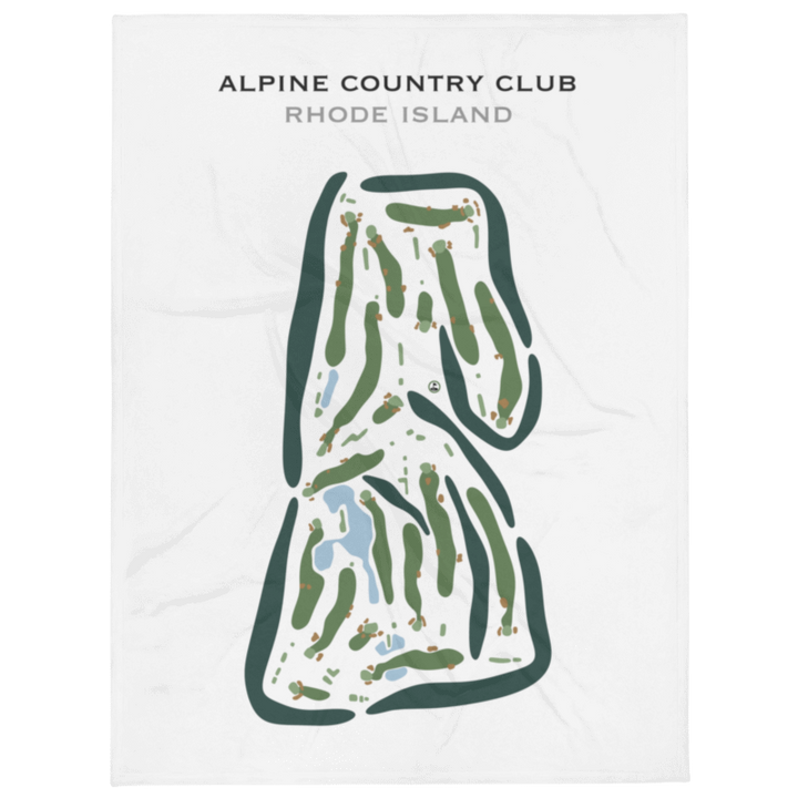 Alpine Country Club, Rhode Island - Printed Golf Courses