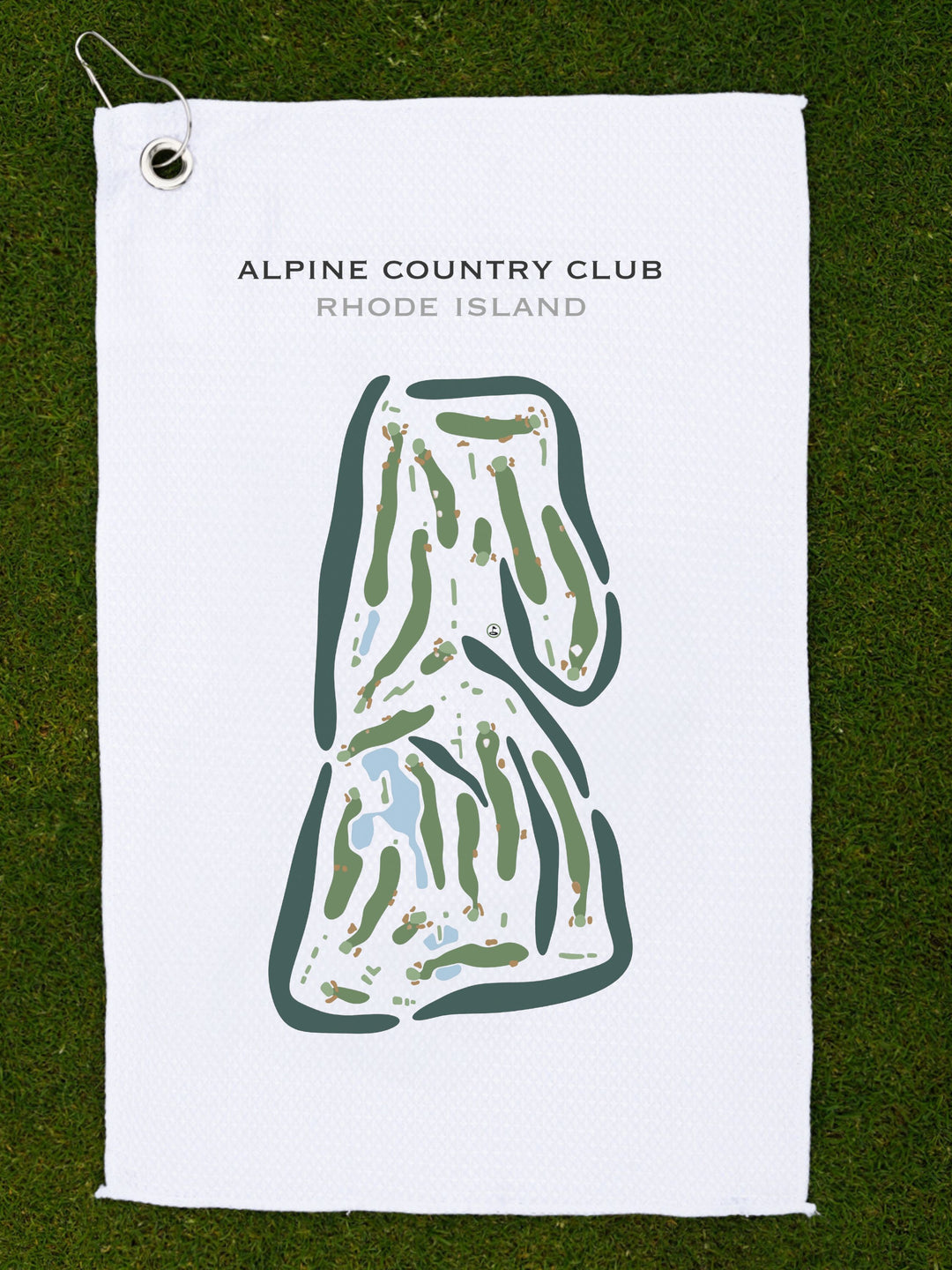 Alpine Country Club, Rhode Island - Printed Golf Courses