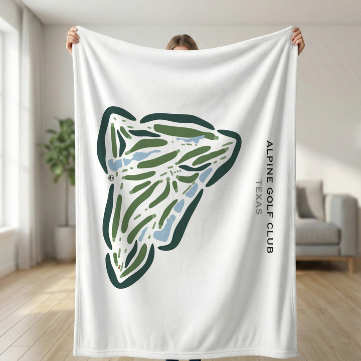 Alpine Golf Club, Texas - Printed Golf Courses