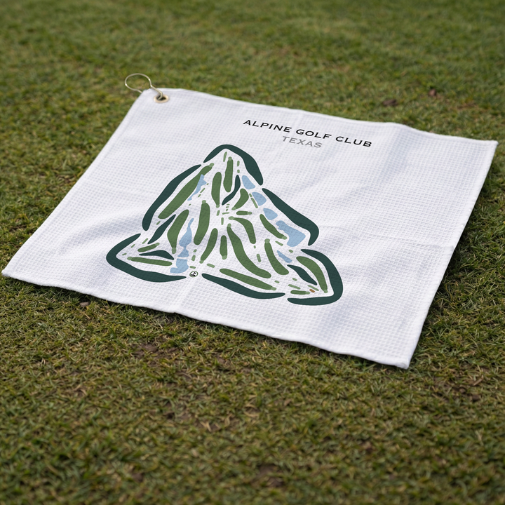 Alpine Golf Club, Texas - Printed Golf Courses