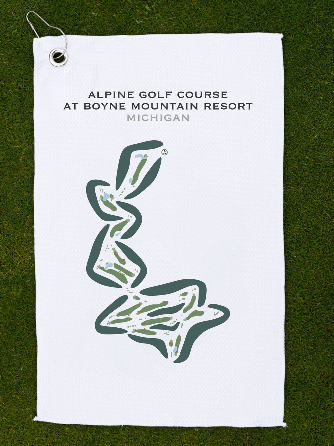 Alpine Golf Course, Michigan - Printed Golf Courses