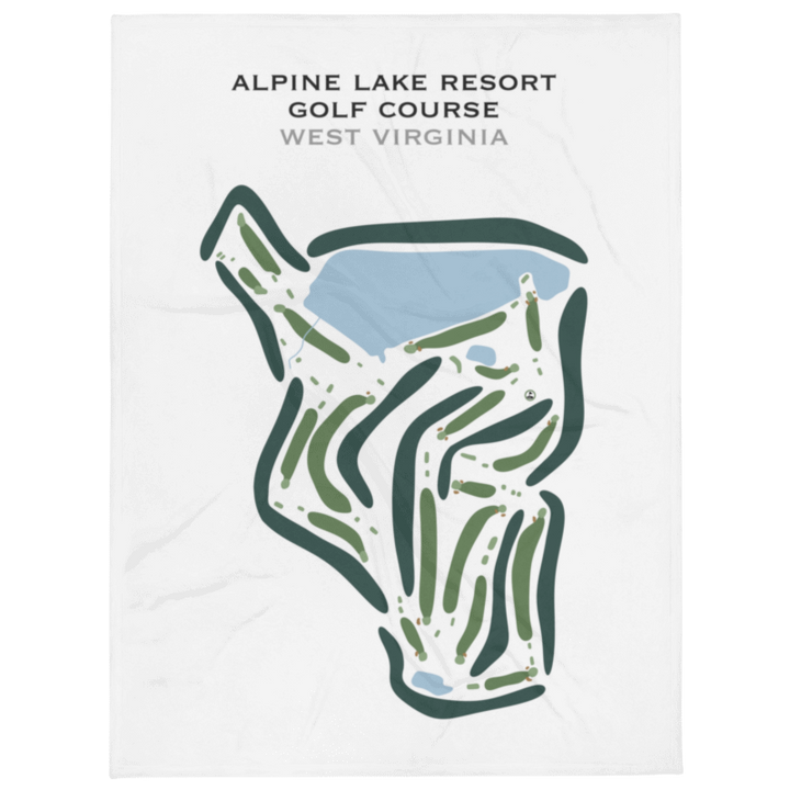 Alpine Lake Resort Golf Course, West Virginia - Printed Golf Courses