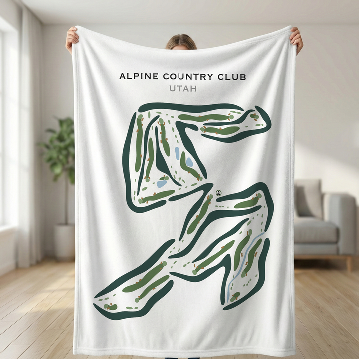 Alpine Country Club, Highland Utah - Printed Golf Courses
