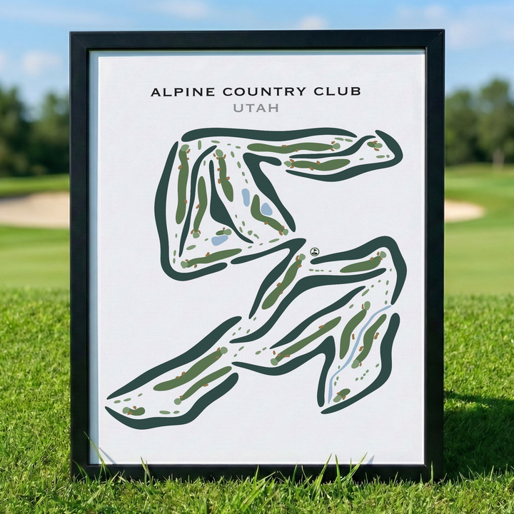 Alpine Country Club, Highland Utah - Printed Golf Courses