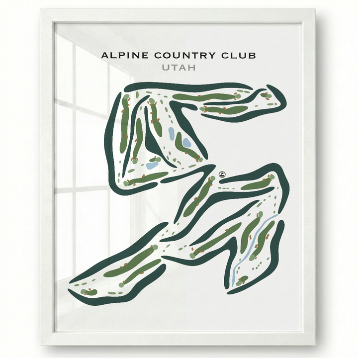Alpine Country Club, Highland Utah - Printed Golf Courses