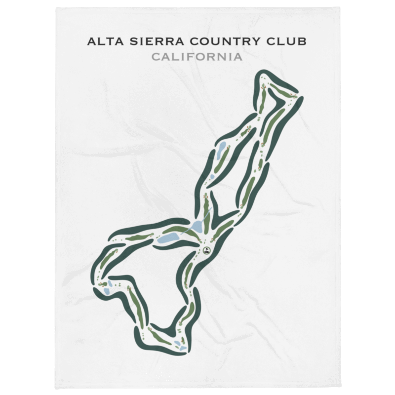 Alta Sierra Country Club, California - Printed Golf Courses