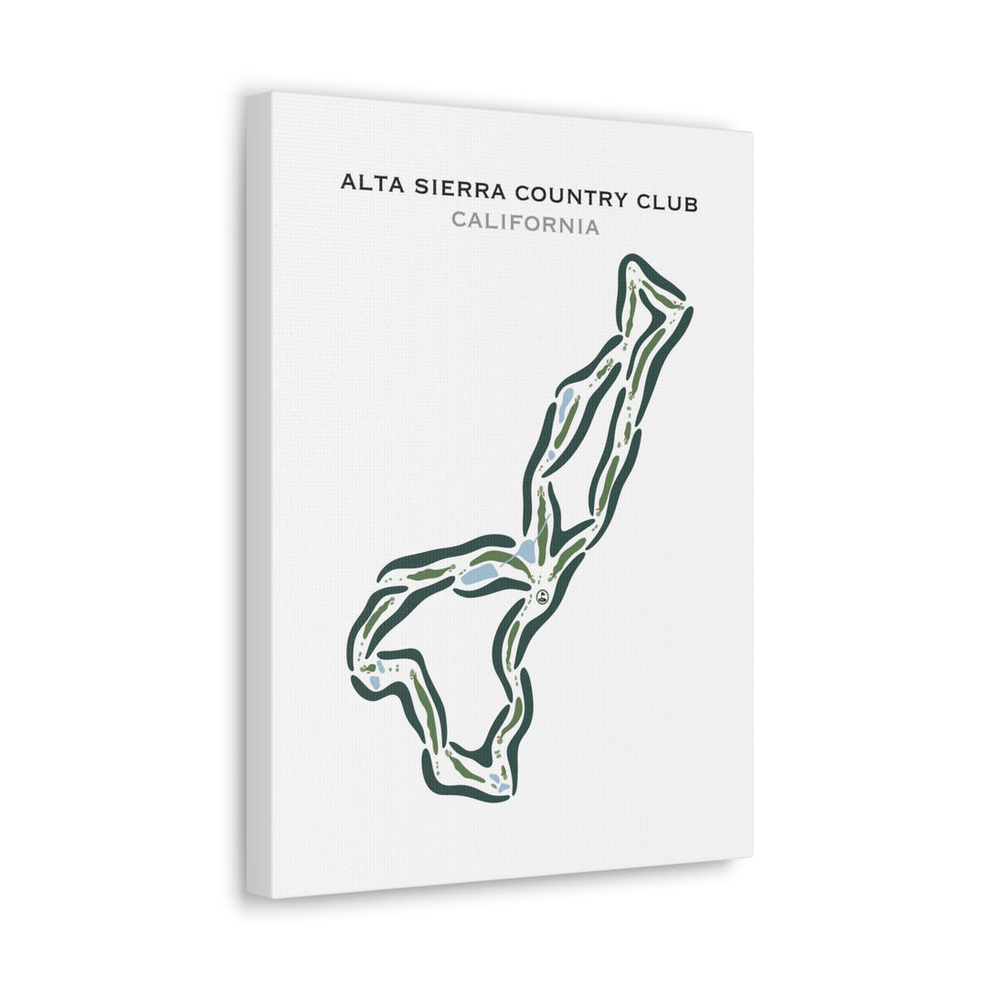 Alta Sierra Country Club, California - Printed Golf Courses