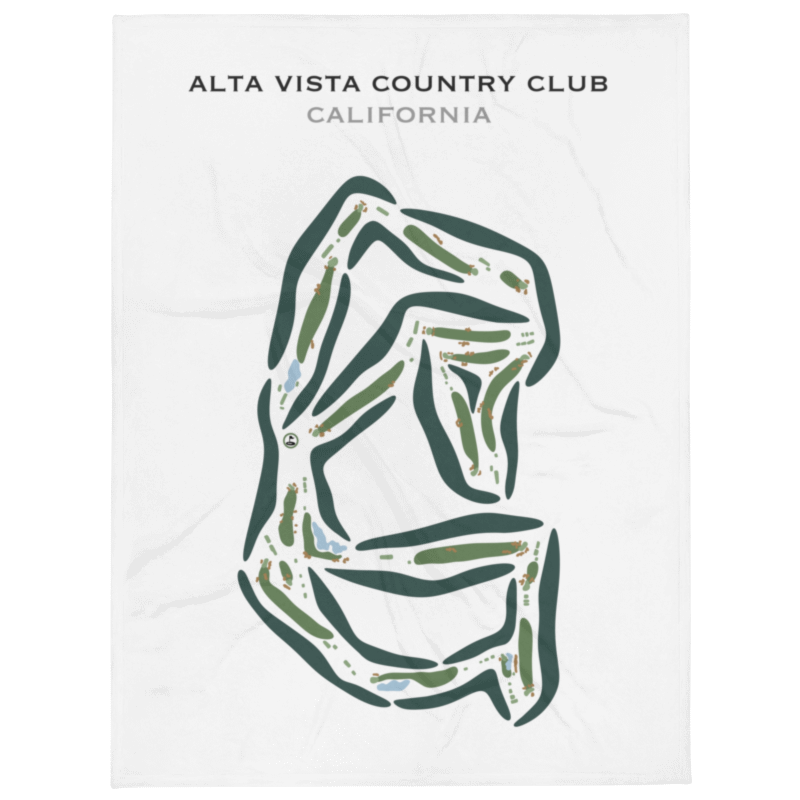 Alta Vista Country Club, California - Printed Golf Courses