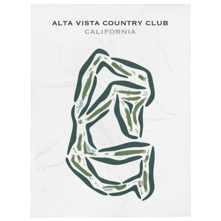 Alta Vista Country Club, California - Printed Golf Courses