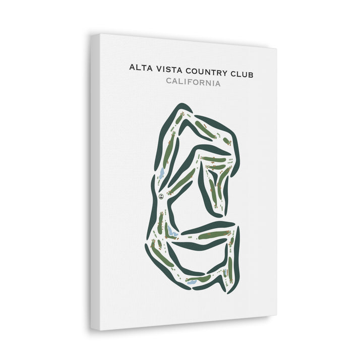 Alta Vista Country Club, California - Printed Golf Courses