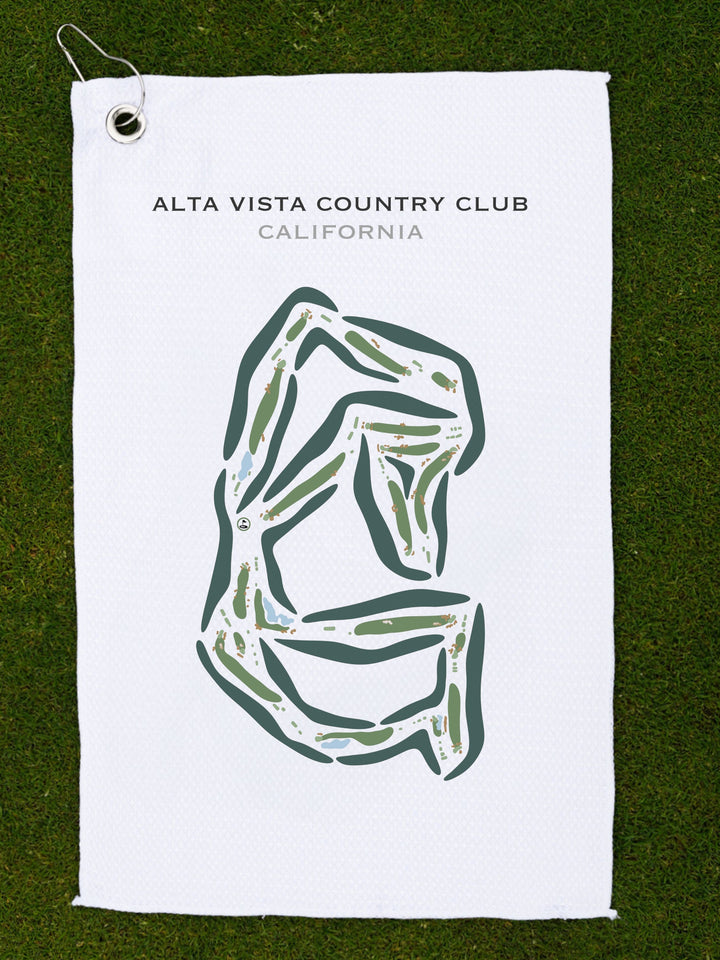 Alta Vista Country Club, California - Printed Golf Courses