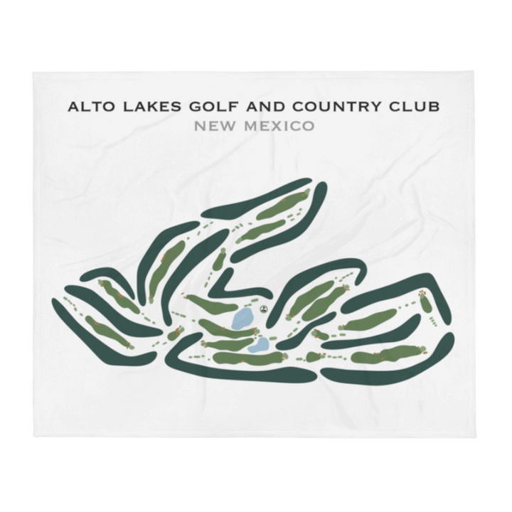 Alto Lakes Golf & Country Club, New Mexico - Printed Golf Courses