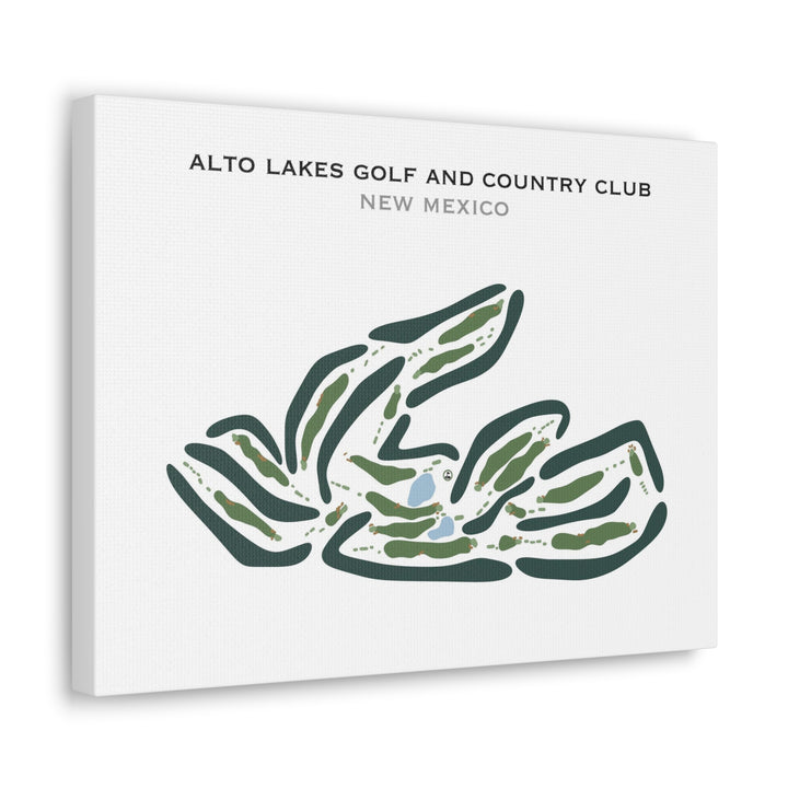 Alto Lakes Golf & Country Club, New Mexico - Printed Golf Courses