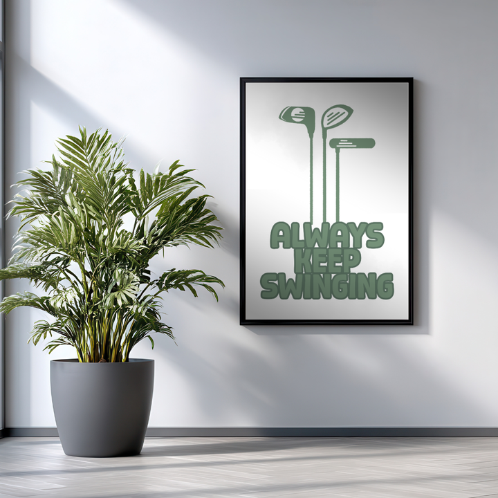 Always Keep Swinging - White