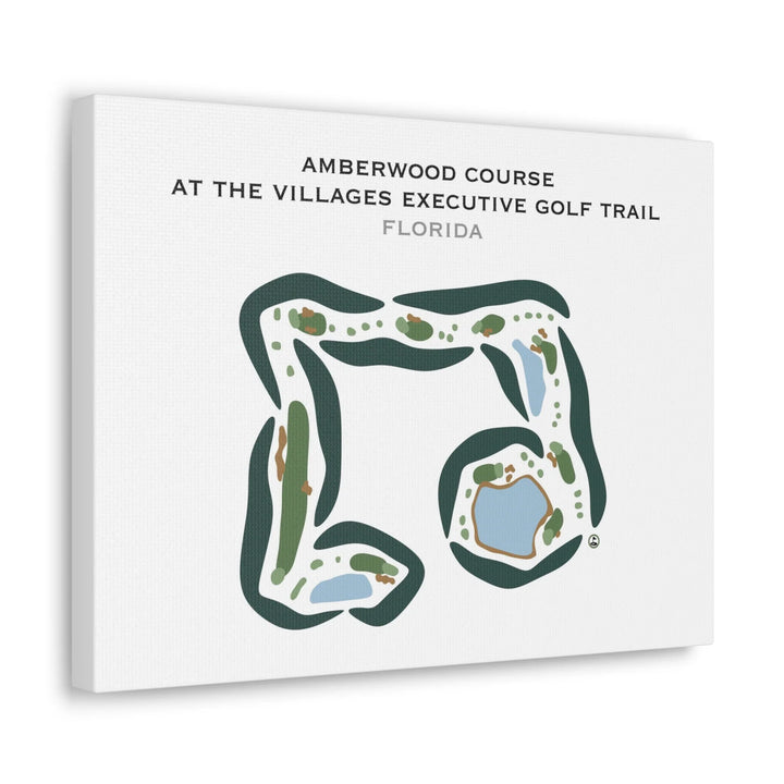 Amberwood Course at the Villages Executive Golf Trail, Florida - Printed Golf Courses