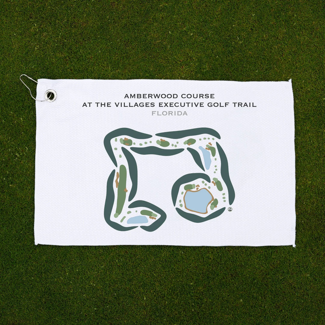 Amberwood Course at the Villages Executive Golf Trail, Florida - Printed Golf Courses
