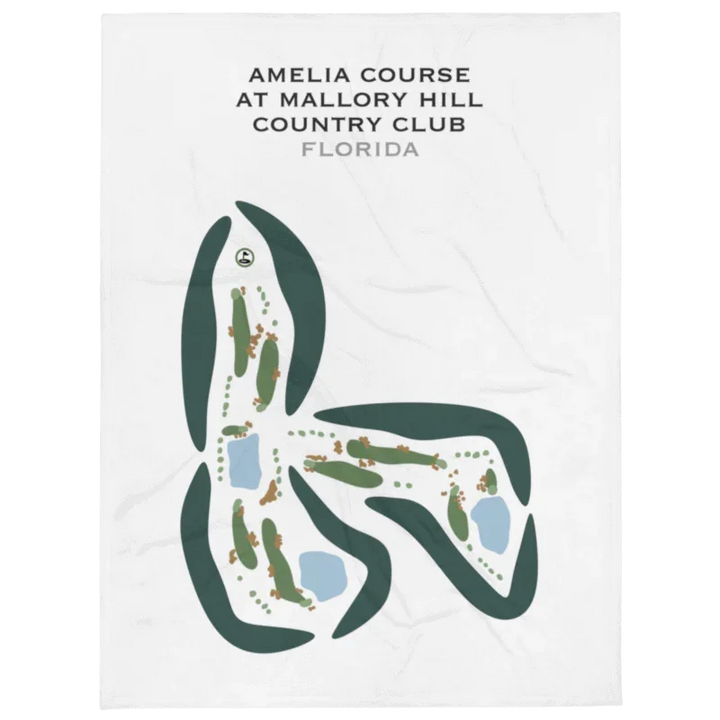 Amelia Course at Mallory Hill Country Club, Florida - Printed Golf Courses