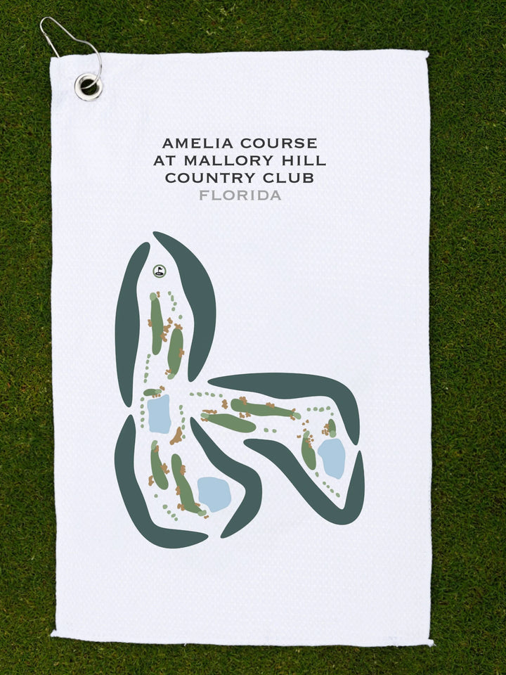 Amelia Course at Mallory Hill Country Club, Florida - Printed Golf Courses