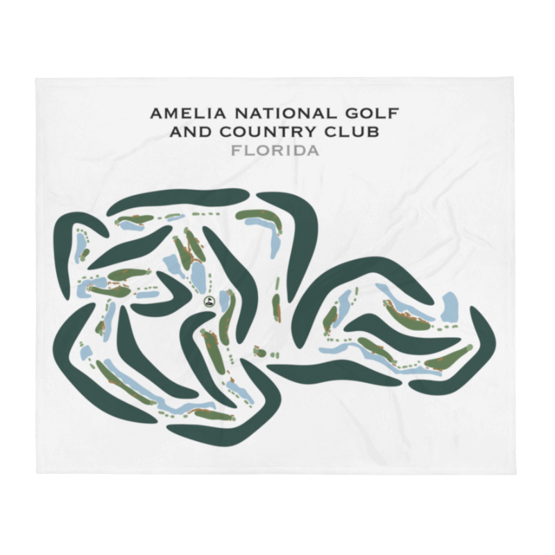 Amelia National Golf and Country Club, Florida - Printed Golf Courses